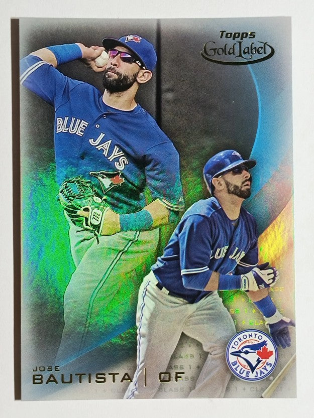 2016 Topps Gold Label Class 1 Blue #26 Jose Bautista