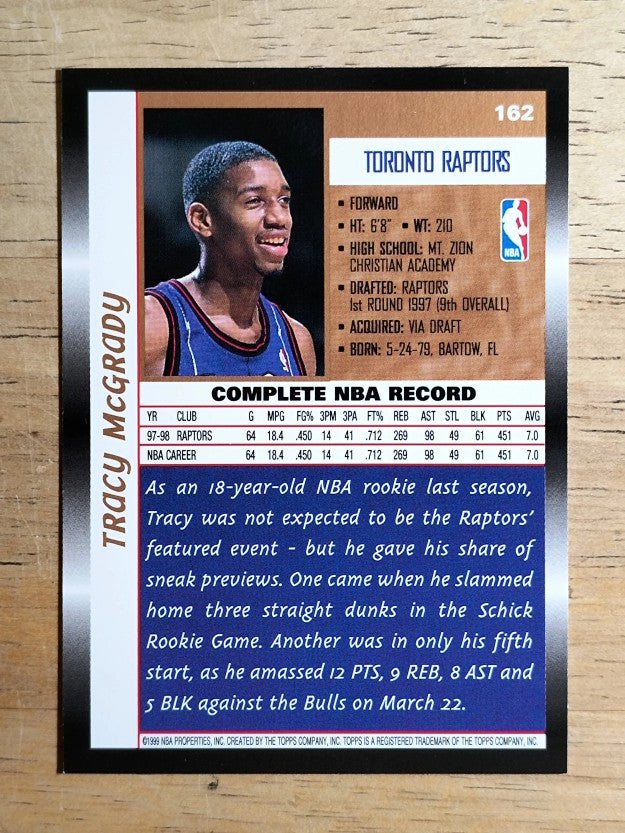 1998-99 Topps #162 Tracy McGrady