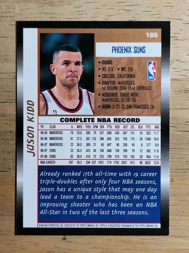 1998-99 Topps #185 Jason Kidd
