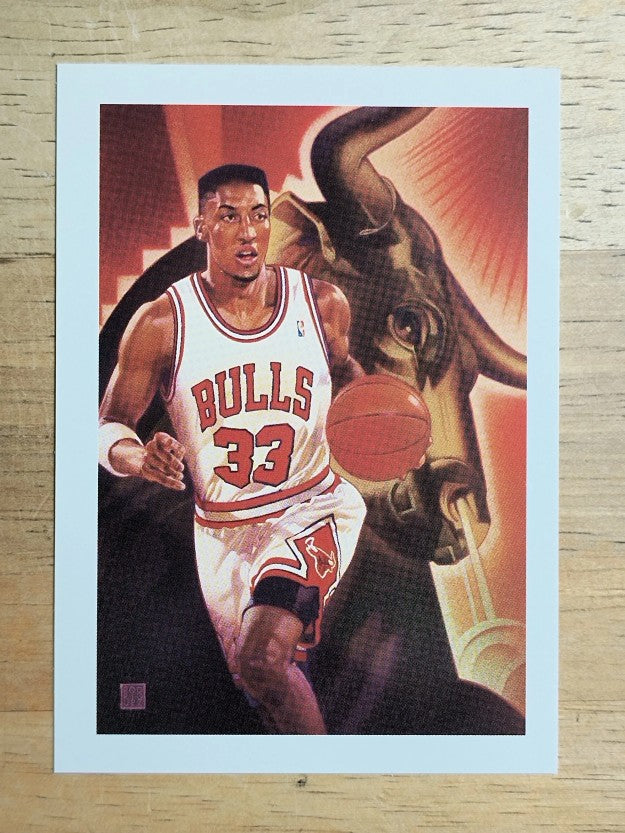 1991-92 Hoops #506 Scottie Pippen Art