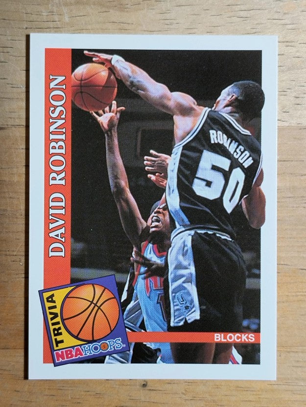 1992-93 Hoops #481 David Robinson TRV