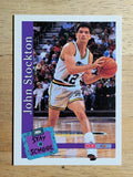 1992-93 Hoops #486 John Stockton STAY