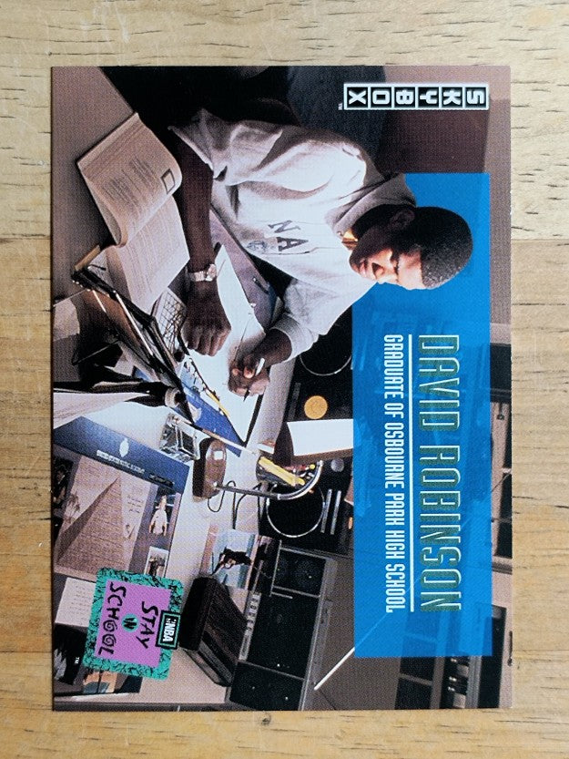 1992-93 SkyBox #320 NBA Stay in School