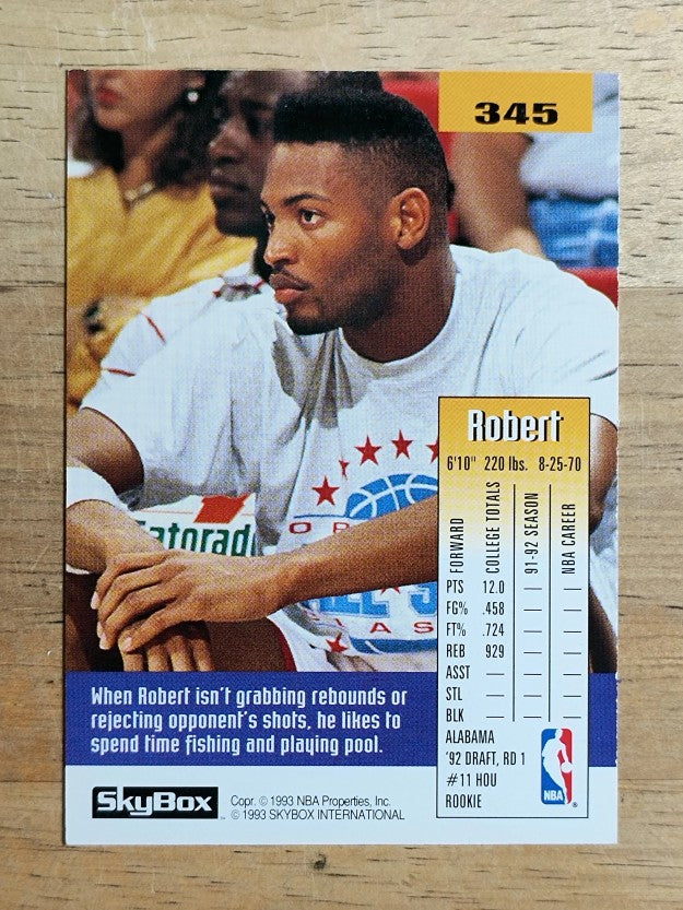 1992-93 SkyBox #345 Robert Horry SP RC