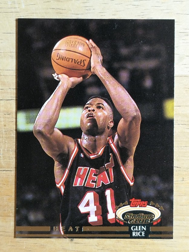 1992-93 Stadium Club #180 Glen Rice