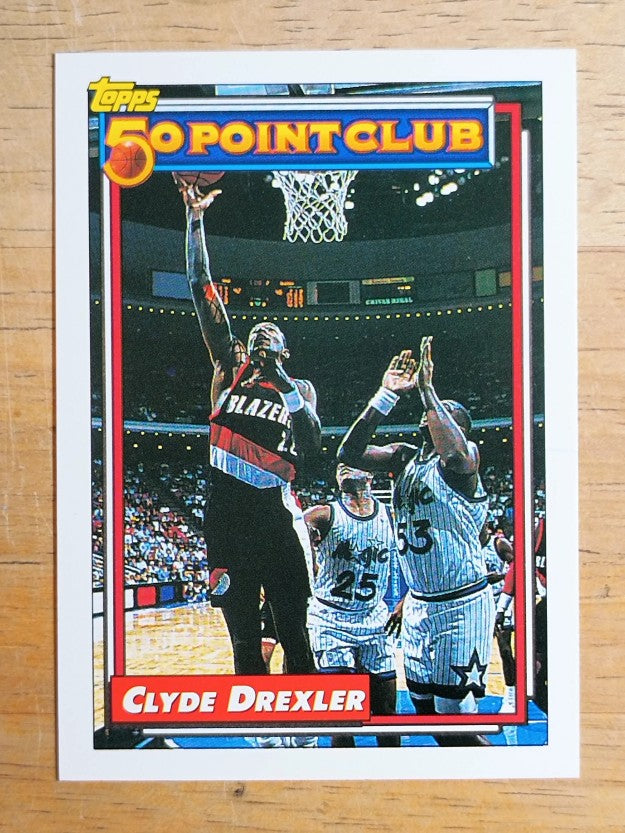 1992-93 Topps #212 Clyde Drexler 50P