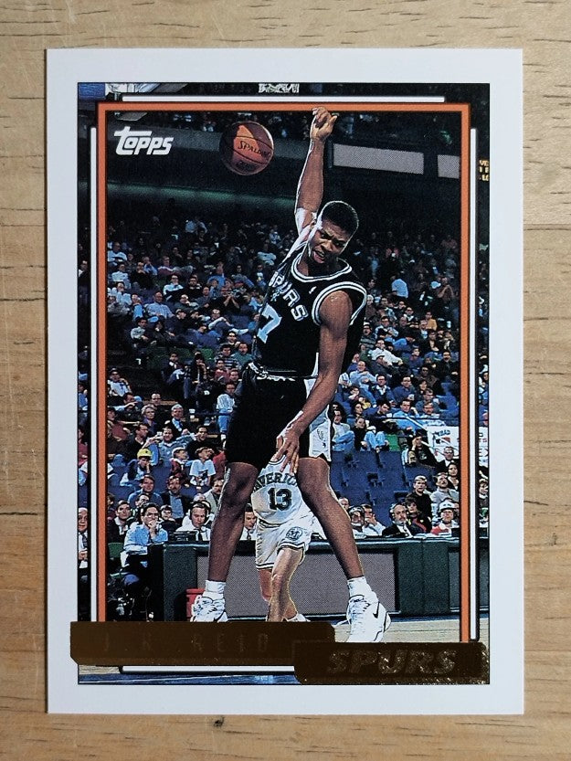 1992-93 Topps Gold #376 J.R. Reid