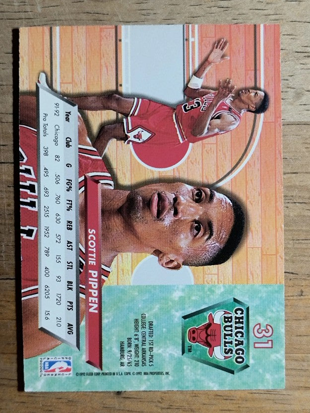 1992-93 Ultra #31 Scottie Pippen