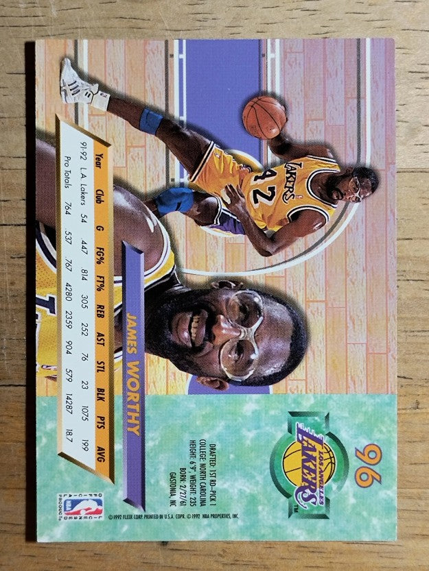 1992-93 Ultra #96 James Worthy