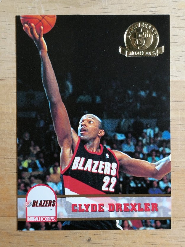 1993-94 Hoops Fifth Anniversary Gold #176 Clyde Drexler