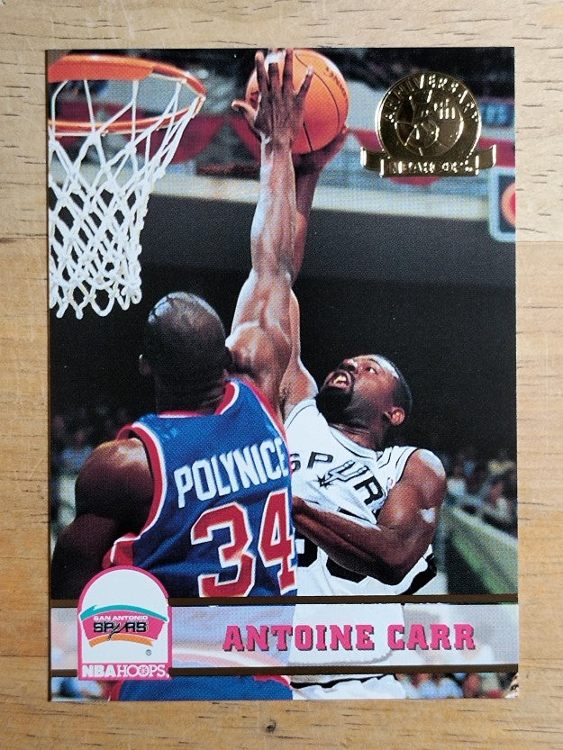 1993-94 Hoops Fifth Anniversary Gold #196 Antoine Carr
