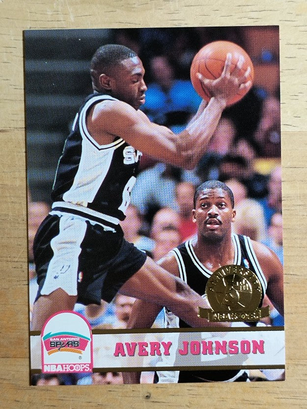 1993-94 Hoops Fifth Anniversary Gold #201 Avery Johnson