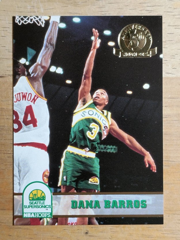 1993-94 Hoops Fifth Anniversary Gold #204 Dana Barros