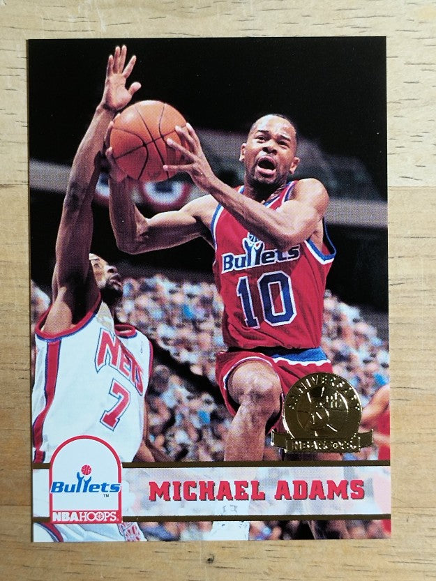 1993-94 Hoops Fifth Anniversary Gold #220 Michael Adams