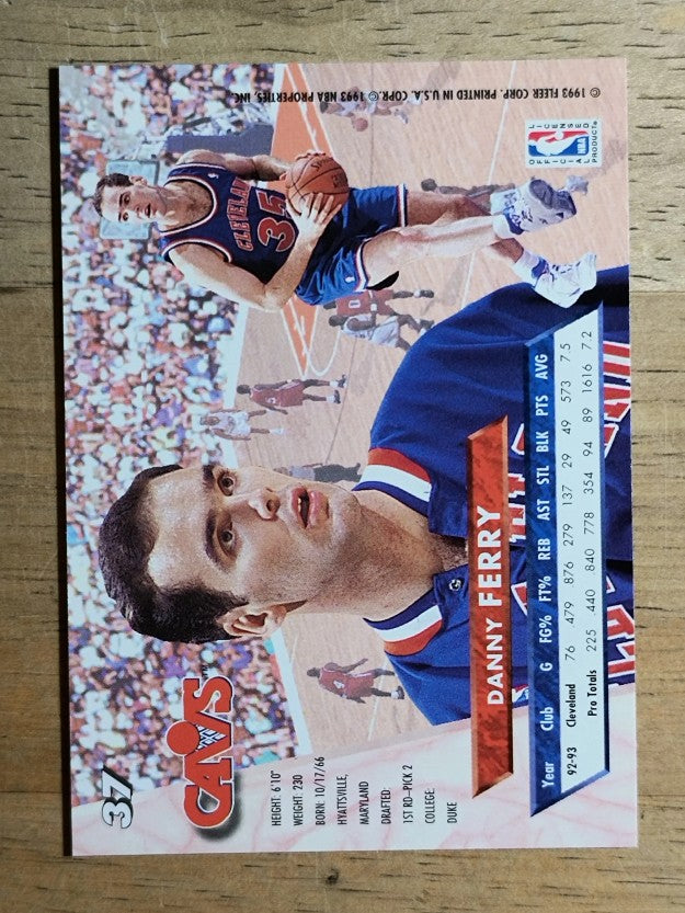 1993-94 Ultra #37 Danny Ferry