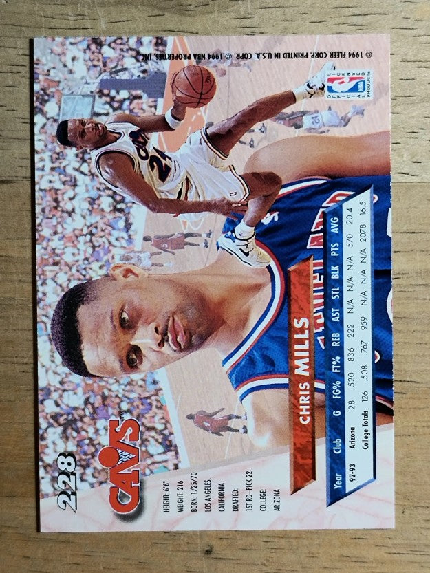 1993-94 Ultra #228 Chris Mills
