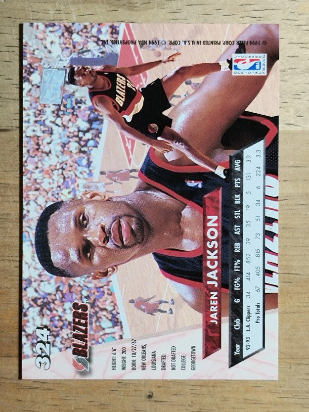 1993-94 Ultra #324 Jaren Jackson