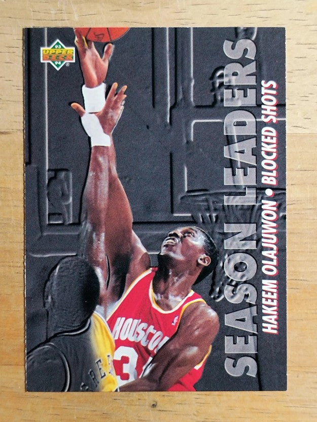 1993-94 Upper Deck #170 Hakeem Olajuwon SL