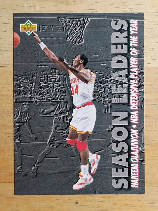 1993-94 Upper Deck #176 Hakeem Olajuwon SL
