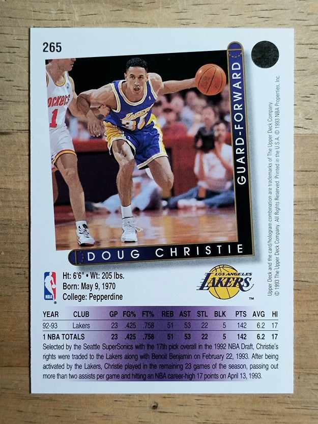 1993-94 Upper Deck #265 Doug Christie