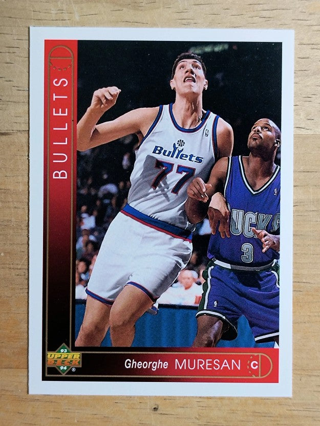 1993-94 Upper Deck #383 Gheorghe Muresan RC