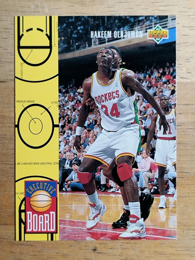 1993-94 Upper Deck #425 Hakeem Olajuwon EB