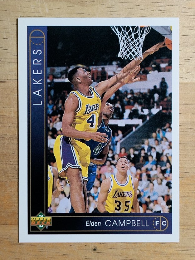 1993-94 Upper Deck International Spanish #114 Elden Campbell