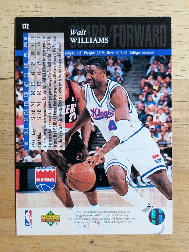 1993-94 Upper Deck SE #172 Walt Williams