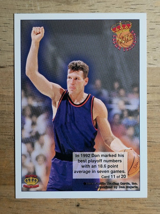 1994 Pacific Prisms Dan Majerle #11 Dan Majerle/(Dribbling with/left hand)