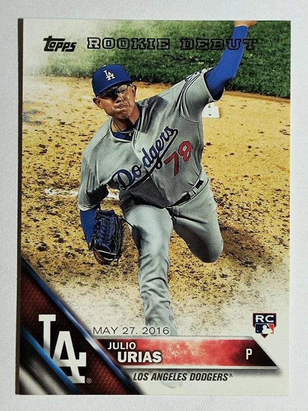2016 Topps Update #US136 Julio Urias RD