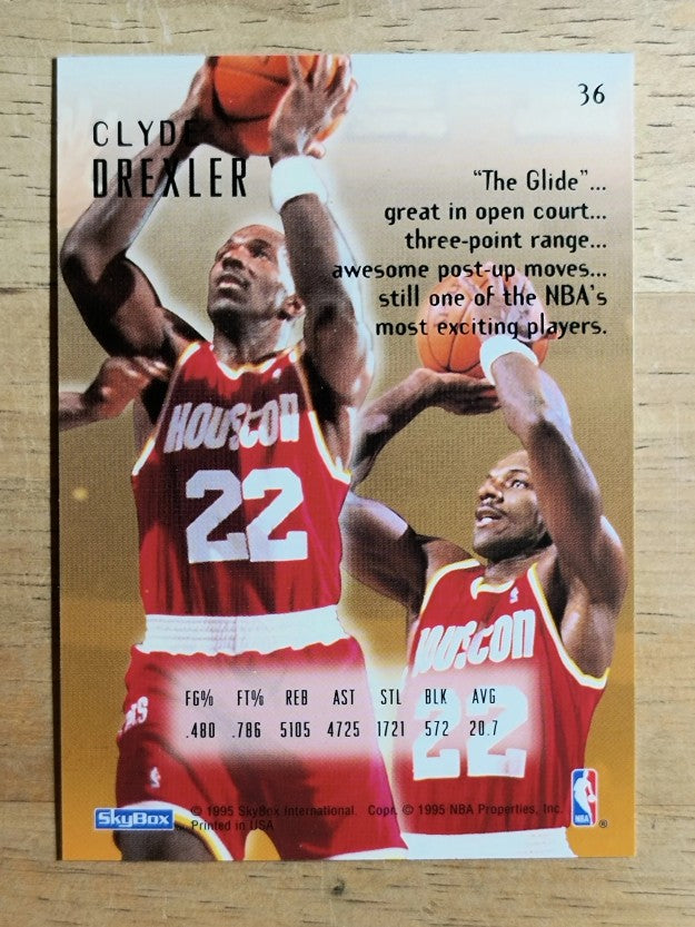 1994-95 Emotion #36 Clyde Drexler