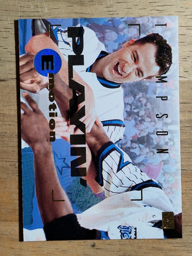 1994-95 Emotion #71 Brooks Thompson RC