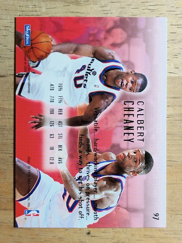 1994-95 Emotion #97 Calbert Cheaney
