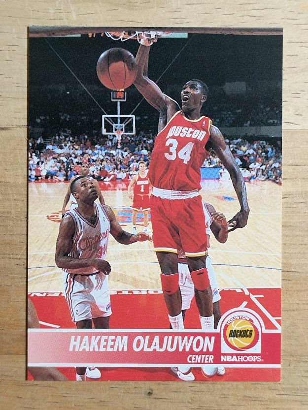 1994-95 Hoops #78 Hakeem Olajuwon
