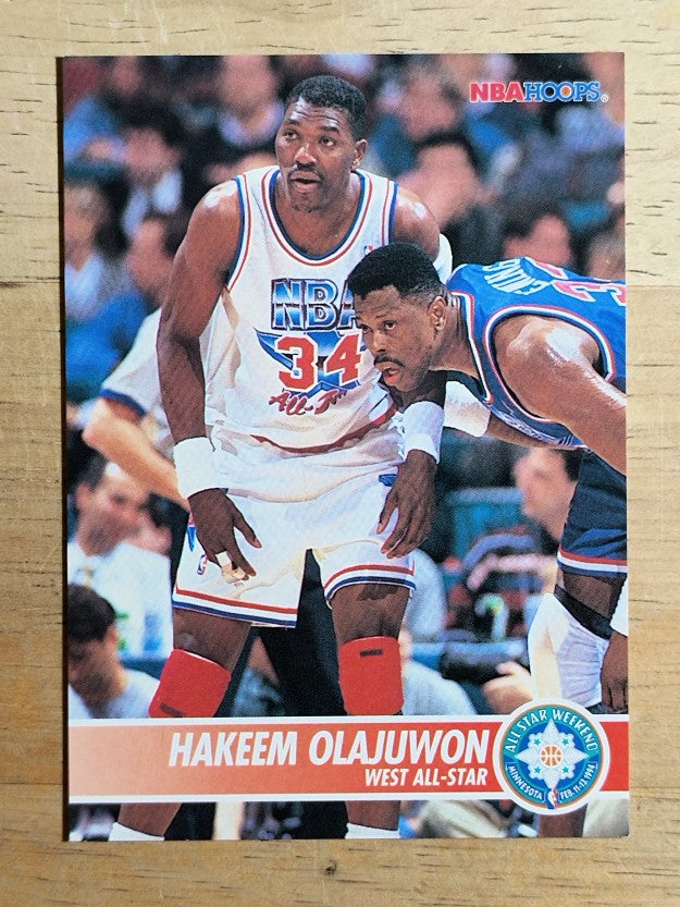 1994-95 Hoops #244 Hakeem Olajuwon AS