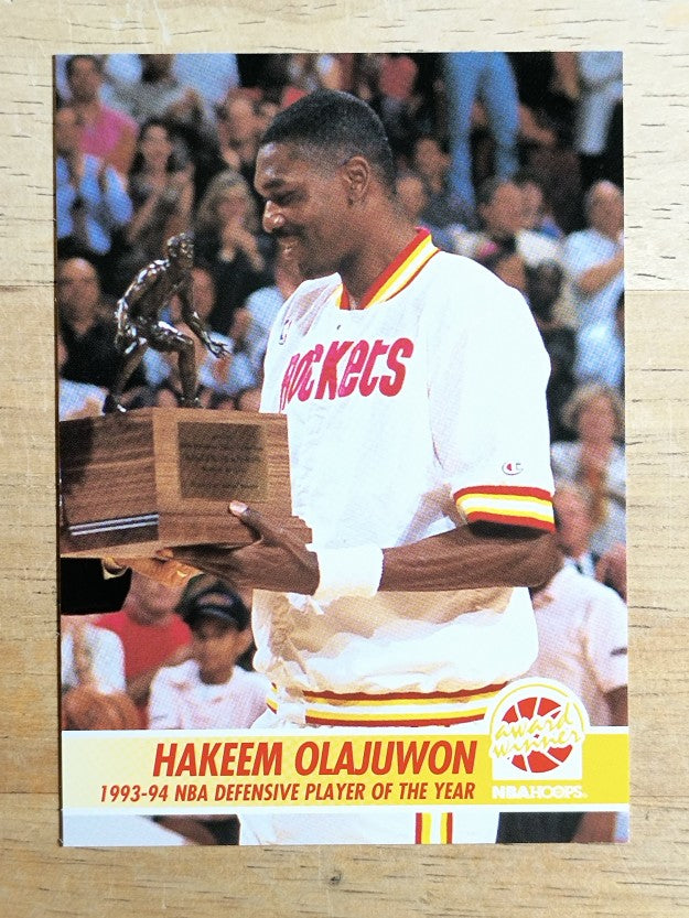 1994-95 Hoops #261 Hakeem Olajuwon AW