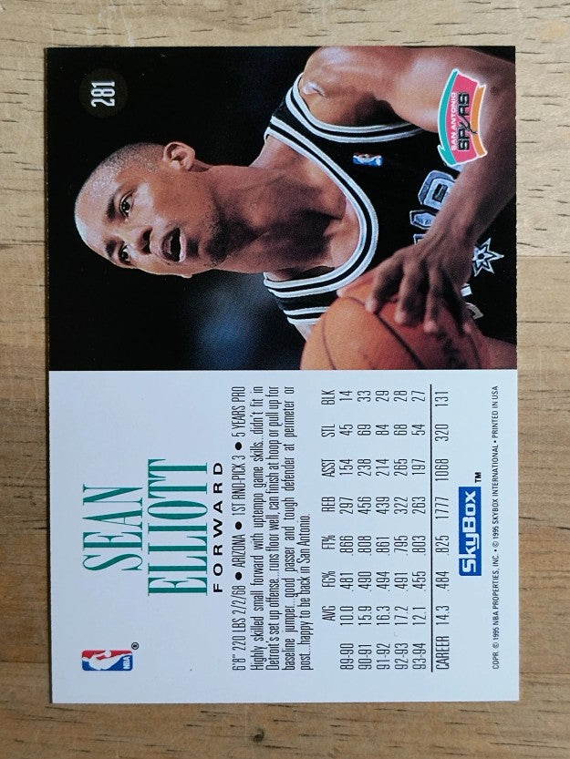 1994-95 SkyBox Premium #281 Sean Elliott