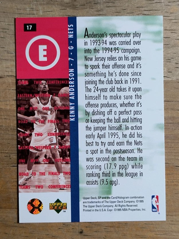 1994-95 SP Championship #17 Kenny Anderson RF
