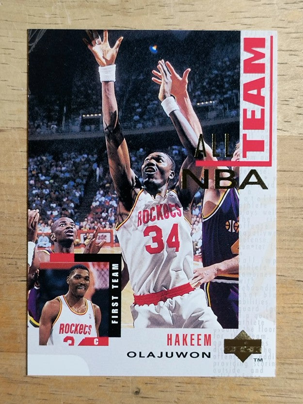 1994-95 Upper Deck #13 Hakeem Olajuwon AN