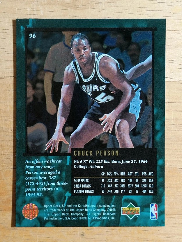 1995-96 SP Championship #96 Chuck Person