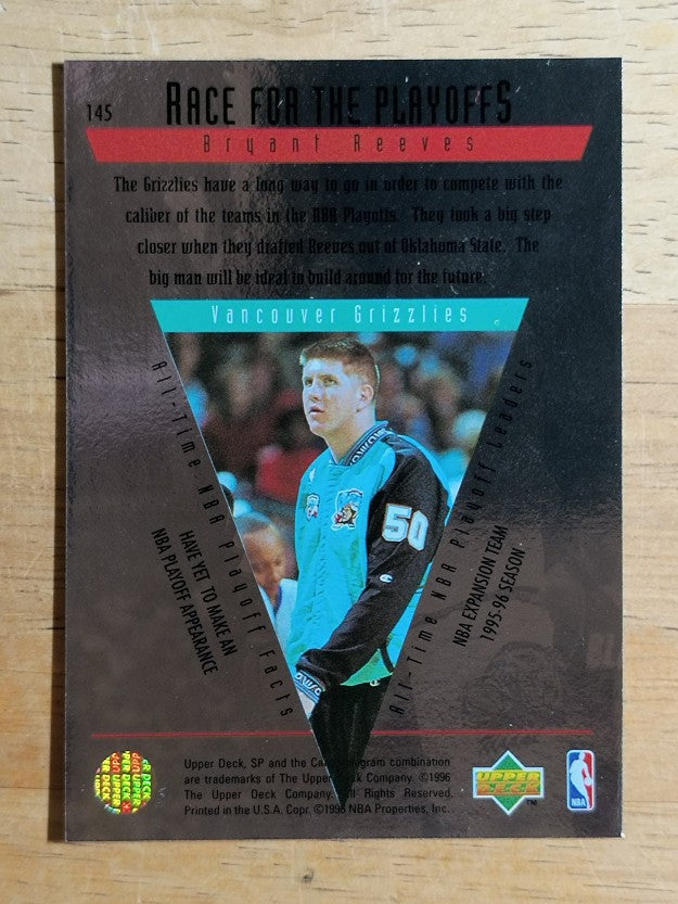 1995-96 SP Championship #145 Bryant Reeves RP
