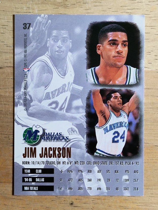 1995-96 Ultra #37 Jim Jackson