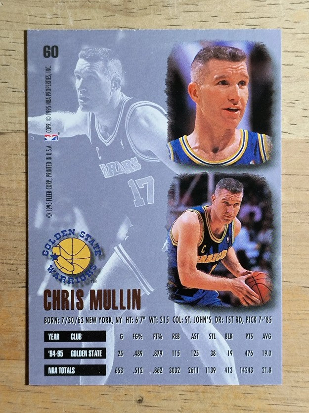 1995-96 Ultra #60 Chris Mullin