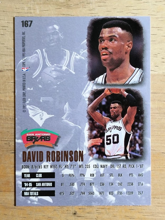 1995-96 Ultra #167 David Robinson (NM)