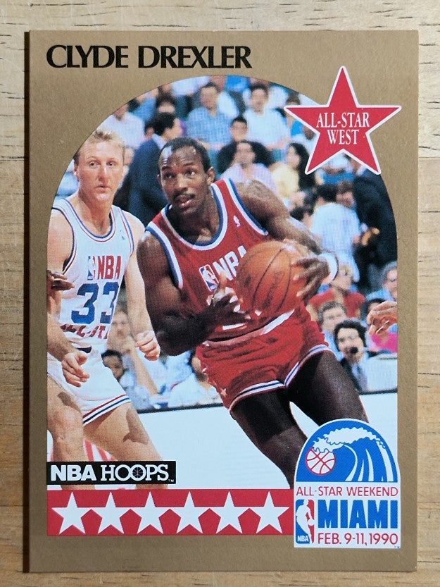 1990-91 Hoops #16 Clyde Drexler AS SP