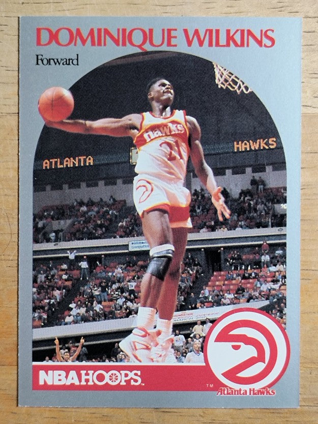 1990-91 Hoops #36 Dominique Wilkins
