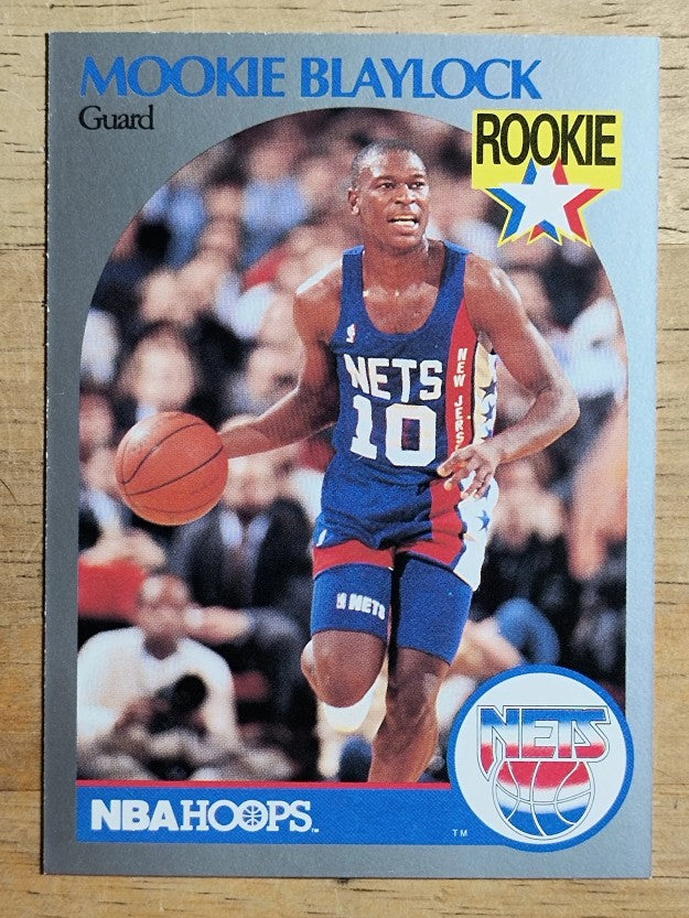 1990-91 Hoops #193 Mookie Blaylock RC