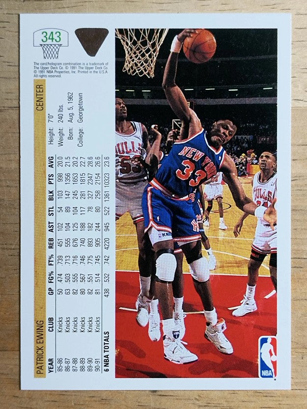 1991-92 Upper Deck #343 Patrick Ewing