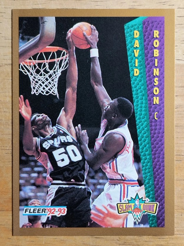 1992-93 Fleer #288 David Robinson SD