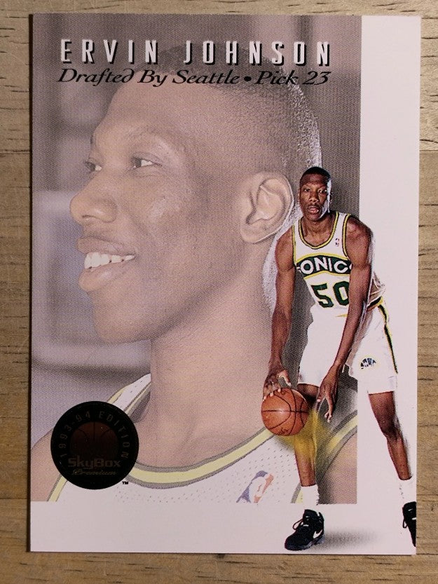1993-94 SkyBox Premium Draft Picks #DP23 Ervin Johnson